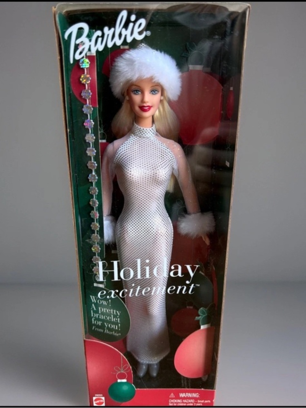 Holiday Excitement Barbie Doll - Mattel 2001 - NIB - Box In Great Condition